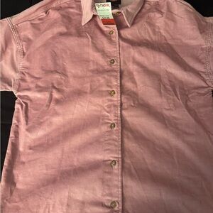 Dickies Pink Corduroy Button-Up Shirt